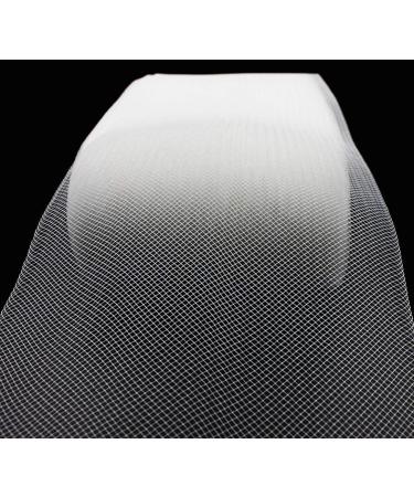 Abbaoww 50 Yards Stiff Horsehair Braid - 5 Inch Polyester Boning for Wedding Dress Sewing - White - Buy Online on SooperMarket.com
