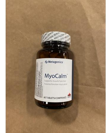 Metagenics - MyoCalm - Muscle Support Formula with Calcium Magnesium Passionflower and Valerian - 60 Tablets