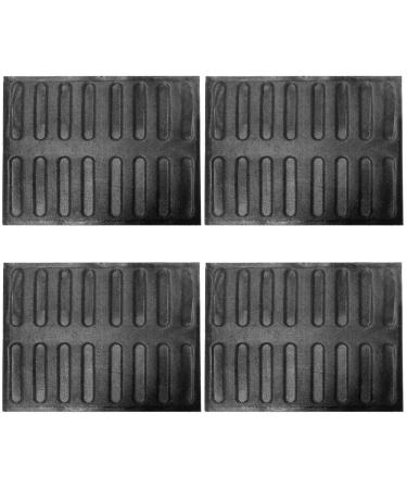 Zerodeko 4pcs Daily Use Hot Dog Silica Gel 40x30cmx4pcs Blackx4pcs