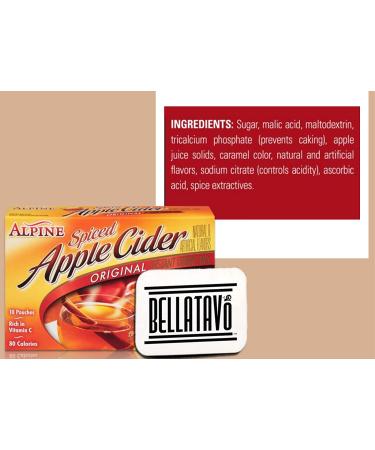 Alpine Spiced Apple Cider Drink Mix Bundle - 2 Boxes, 10 Packets Each + BELLATAVO Ref Magnet - Buy Online on SooperMarket.com