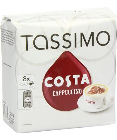 TASSIMO Costa Cappuccino 16 T DISCs (Large Cup Size) 8 Servings - Buy Online on SooperMarket.com