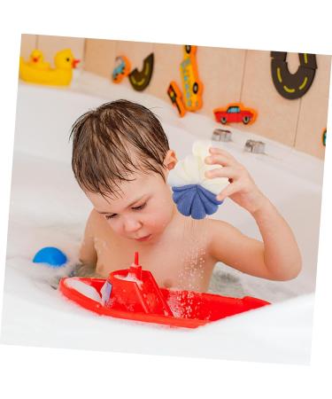 Buy Angoily 8 Pcs Bath Ball Set - Exfoliating Flower Shower Scrubber for Soft Skin | International Shipping Available - Buy Online on SooperMarket.com