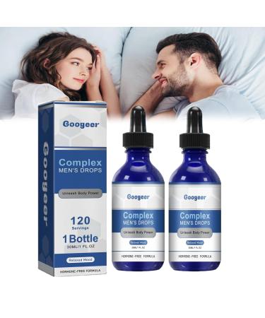 Nexusbio Labs Complex Men's Drops Complex Mens Drops Revitahepa Blue Direction Drops for Men Nexus Bio Labs Complex Mens Drops Secret Drops for Strong Men (2PCS)