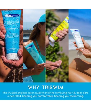 TRISWIM Serious Swimmers Splash Box - After Swim Body Wash Shampoo Conditioner Lotion & Anti-Chafe Spray | Ultimate Swim Care Set - Buy Online on SooperMarket.com