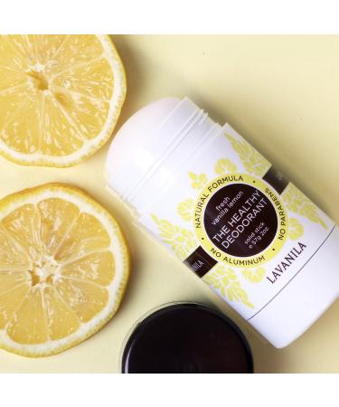 Lavanila Natural Aluminum Free Deodorant 2-Pack Vanilla Lemon - The Healthy Deodorant for Men and Women Solid Stick (2 Ounce Each) Vegan Vanilla Lemon 2 Ounce (Pack of 2) - Buy Online on SooperMarket.com