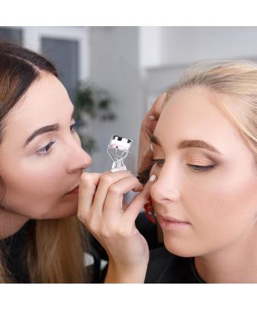 Teksome Small Eyelash Curler Small Fish Tail Shape Eye Curler with Comb Teeth Beautiful Ergonomic Portable Eyelash Tools Makeup Supplies for Girls Women Females Ladies A4 Chrome Plated With Pink Comb Pink Mermaid Hand - Buy Online on SooperMarket.com