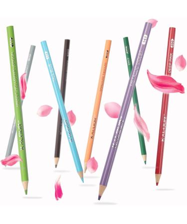 KALOUR 180 Colored Pencil Set with 12 Metallic Pencils - Ideal for Coloring and Drawing - Vibrant Colors - Tin Case Included - Buy Online on SooperMarket.com