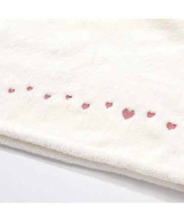 Folora Microfiber Hair Drying Towel - Quick Dry Button Design 2 Pack for Bath & Shower - Perfect for All Hair Types - Buy Online on SooperMarket.com