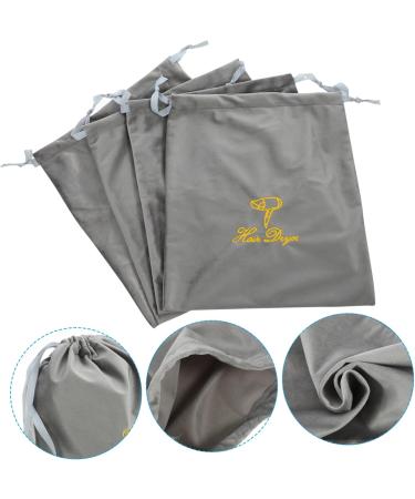 Baluue 4pcs Fabric Drawstring Bags Portable Hair Dryer Bag Drawstring Bag Hair Blow Dryer Bag - Buy Online on SooperMarket.com