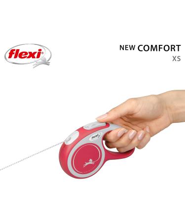 Buy Flexi Rope Roll Leash for Dogs - Extendable Soft Handle Red XS (Max 8 kg 3 m) - International Shipping Available! - Buy Online on SooperMarket.com