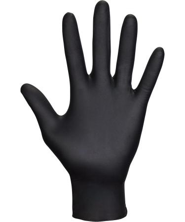 SAS Safety Powder Free Black Nitrile Gloves - Large 7 Mil | Raven SAS66518 Examination Glove - Buy Online on SooperMarket.com