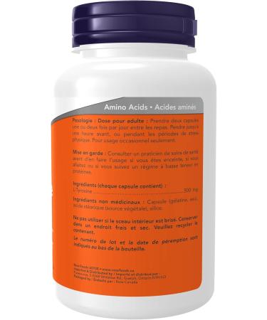 NOW L-Tyrosine (Freeform) Capsules 500mg 120 Count & Acetyl L-Carnitine 500mg 100 vcaps Tyrosine + L-Carnitine 100 Count (Pack of 1) Unflavored 120 Count (Pack of 1) - Buy Online on SooperMarket.com