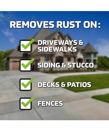 Velocity Exterior Rust Stain Remover - Effective Rust Removal for Concrete Vinyl Siding & Decks - 1 Gallon - Buy Online on SooperMarket.com