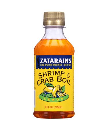 Zatarain's Lemon Shrimp & Crab Boil, 8 fl oz (Pack of 12)