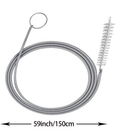 Tube Cleaning Brushes 1.5M Flexible Long Tube Cleaner Brush Drain Hole Dredging Tool Hose Pipe Cleaning Brush Fridge Cleaner Brush Multipurpose Cleaner Brush Drain Cleaner for Kitchen - Buy Online on SooperMarket.com