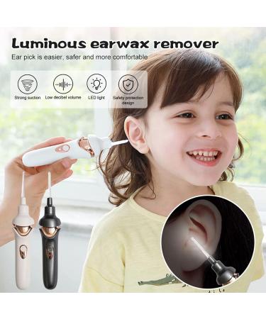 Silicone Electric Earwax Removal Kit - Gentle Ear Cleaning Tool with LED Light for Kids and Adults - Buy Online on SooperMarket.com