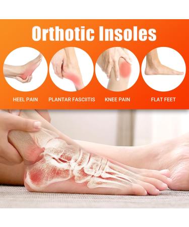 TOPSOLE Orthotic Insoles for Plantar Fasciitis & Arch Support - Men Women UK-4-23.6cm(9.3in) - Buy Online on SooperMarket.com