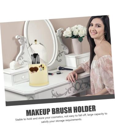 OFFSCH Eyeliner Pencil Makeup Brush Holder with Lid Cosmetics Desktop Organizer To Rotate Baby Brush Case - Buy Online on SooperMarket.com