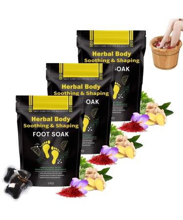 Fulvic Soak Detox Parasite Bath Herbal Foot Cleansing Soak Beads Lympatic Drainage Ginger Foot Soak Body Det_ox Foot Soak Beads Botanical Cleansing Foot Soak Beads (3bag)