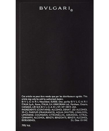 Bvlgari Man Eau De Toilette Spray 2 Ounce 2 Ounce (Pack of 1) - Buy Online on SooperMarket.com