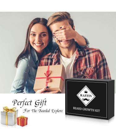 Beard Growth Kit with Derma Roller, Oil, Balm, Comb - Perfect Gift for Men - Fathers Gifts for Dad - Buy Online on SooperMarket.com