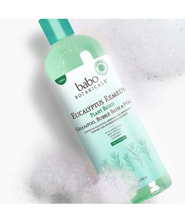 Babo Botanicals 3-in-1 Eucalyptus Shampoo, Bubble Bath & Wash - 15 fl oz - Buy Online on SooperMarket.com