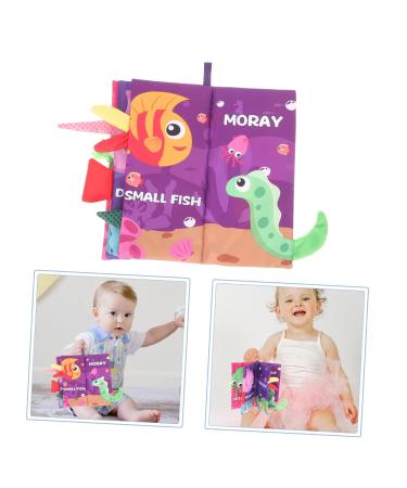 Abaodam 4-Piece Crumpled Fabric Book Set for Toddlers | Soft Baby & Children's Toys | Ideal Fabric Books for Young Kids - Buy Online on SooperMarket.com
