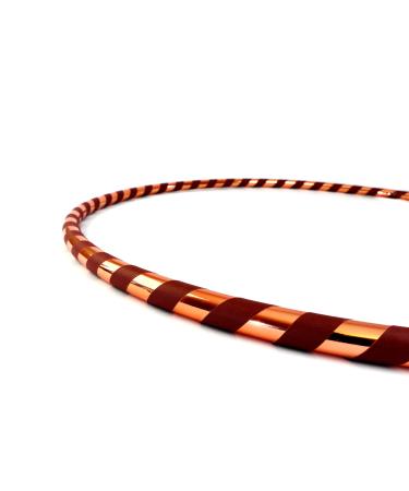 The Spinsterz Beginner Hoop: Weighted Fitness Hula-Hoop for Adults Weight Loss, Waist Exercise Ring for Cardio & Core, Adjustable Quality Detachable Hula Shaper for Beginners, Made in USA X-Large - 42" Diameter Burgundy