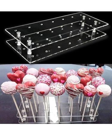 Sadkyer 2 Pack Acrylic 21 Holes Pacifier Holder | Perfect for Wedding & Birthday Parties - International Shipping Available - Buy Online on SooperMarket.com