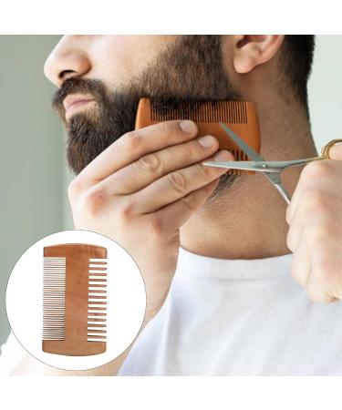 Men's Sandalwood Beard Comb - Anti-Static Moustache & Labour Comb - Buy Online on SooperMarket.com
