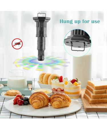 Flywedler 2-Piece Fly-Repellent Fan Set | Automatic Mosquito Protection | Hangable & Foldable Design | Effective Against Flies Wasps & More - Buy Online on SooperMarket.com