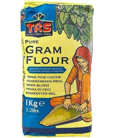TRS Gram Flour | 2KG (Pack of 2) | Chickpea Flour | Besan | Gram Flour | Bengal Gram | High Fibre | Indian Origin