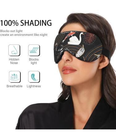 Adjustable Light Blocking Eye Mask for Deep Sleep | Breathable Travel Mask for Men and Women | Ideal for Business Trips, Yoga, and Meditation - Buy Online on SooperMarket.com