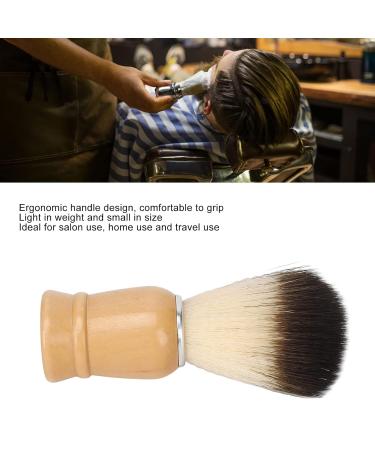 Men's Beard Brush | Nylon Foam Brush with Wooden Handle | Beard Care for Daily Use - Buy Online on SooperMarket.com