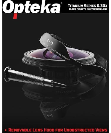 Opteka OPT-SC72FE 72mm 0.3X HD Super Fisheye Lens - Professional Video Camcorders - Buy Online on SooperMarket.com