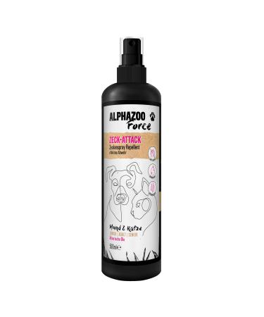 Alphazoo Zeck-Attack Anti tick spray for dogs cats and horses 500 ml i Natural remedy for ticks with immediate effect I long-term tick protection 500ml