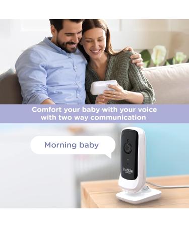 Hubble View+ 2.8 Baby Monitor with Camera | Pan Tilt Zoom | Night Vision | Room Temperature Monitor | 2-Way Talk | 1000ft Range | No Wifi | Sound Level Indicator - Buy Online on SooperMarket.com
