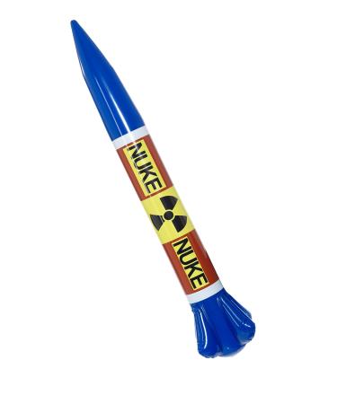 Inflatable Nuclear Missile 1 multicolored