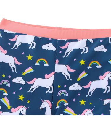 Girls Long Sleeve Swimsuit Set | UPF 50+ Protection | 9-10 Years | Pink Unicorn - Buy Online on SooperMarket.com