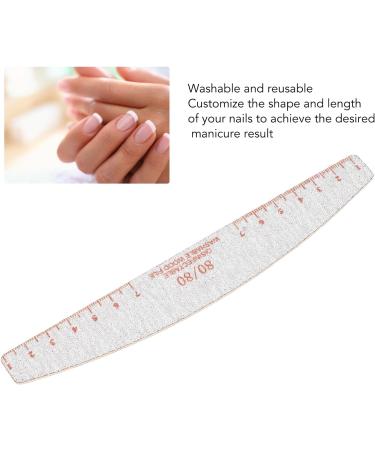 Nail Files Manicure Tools Washable Precise Reusable Efficient 80/80 Grit for Acrylic Nail Extension False Gel Nails - Buy Online on SooperMarket.com