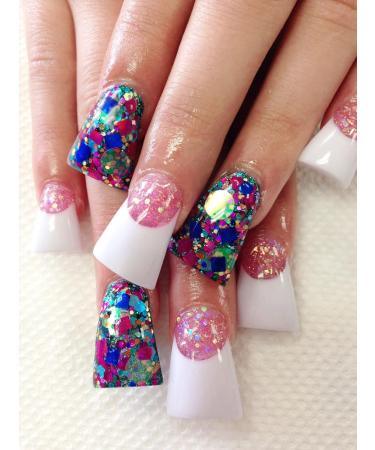 Deciniee Duck Nail Tips 550Pcs Clear False Nails 11 Sizes | Acrylic French Duck Feet Style Manicure Nail Art Salon DIY - Buy Online on SooperMarket.com