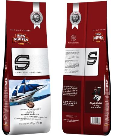 CNMART Trung Nguyen S Blend - Rich and Aromatic Flavour Vietnamese Ground Coffee 500g (Pack of 8) - Buy Online on SooperMarket.com