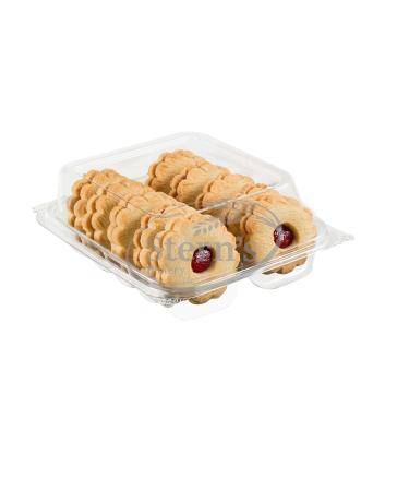 Sugar Free Linzer Tart Cookies | Strawberry | Diabetic Friendly Cookies | Shortbread Cookies | Italian Cookies | Jelly Filled Cookies | Low Cholesterol & Low Sodium | 9 oz Sterns Bakery Sugar Free Strawberry Linzer Tart C