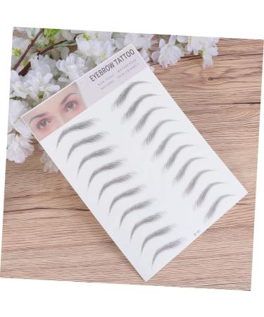 CIMAXIC 2pcs 3d eyebrow stickers suit realistic eyebrow tattoos Makeup eyebrow shape stencil Miss - Buy Online on SooperMarket.com