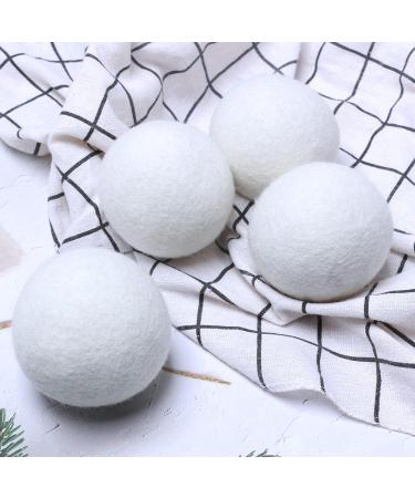 Hoappa 4Pcs 3 inches Wool Dryer Balls and 2 Pack Mesh Laundry Bags in 2 Sizes ( 12 x 16 inches 16 x 20 inches ) - Buy Online on SooperMarket.com
