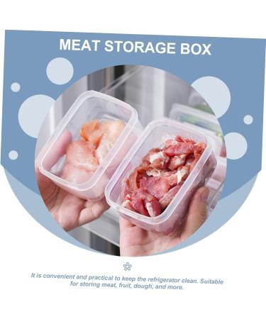 FUNOMOCYA 6pcs Crisper Containers for Food Refrigerator Organizer Keeper Kitchen Vegetable Boxes Dumpling - Buy Online on SooperMarket.com