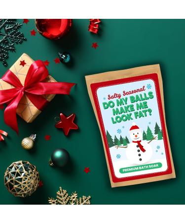 Snowman Balls Big Bath Soak | Premium Sea Salt Christmas Gift for Men | Funny Stocking Stuffer for Boyfriend & Husband | Perfect for Snowmen Lovers - Buy Online on SooperMarket.com