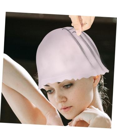 Mikinona Silicone Highlighter Cap Hair Dyeing Hat for Salon Hair Dyeing Caps Hair Highlighting Hat Dyeing Color Cap Dyeing Color Tool Silicone Hair Salon Cap Silicone Highlight Hat Dye Caps - Buy Online on SooperMarket.com