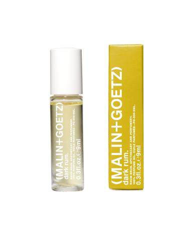 Malin + Goetz Dark Rum Perfume Oil 0.3 Fl. Oz. - Men & Women Dark & Spicy Modern Scented Oil Fragrance Oil Roll On Mini Perfume Body Oil Vegan & Cruelty-Free (Pack of 1)