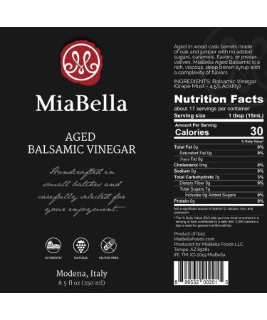 Barrel Aged Balsamic Vinegar from Modena, Italy - Traditional 8.5 fl oz - Buy Online on SooperMarket.com